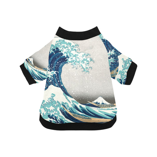 Hokusai Great Wave Off Kanagawa Round Neck Shirt
