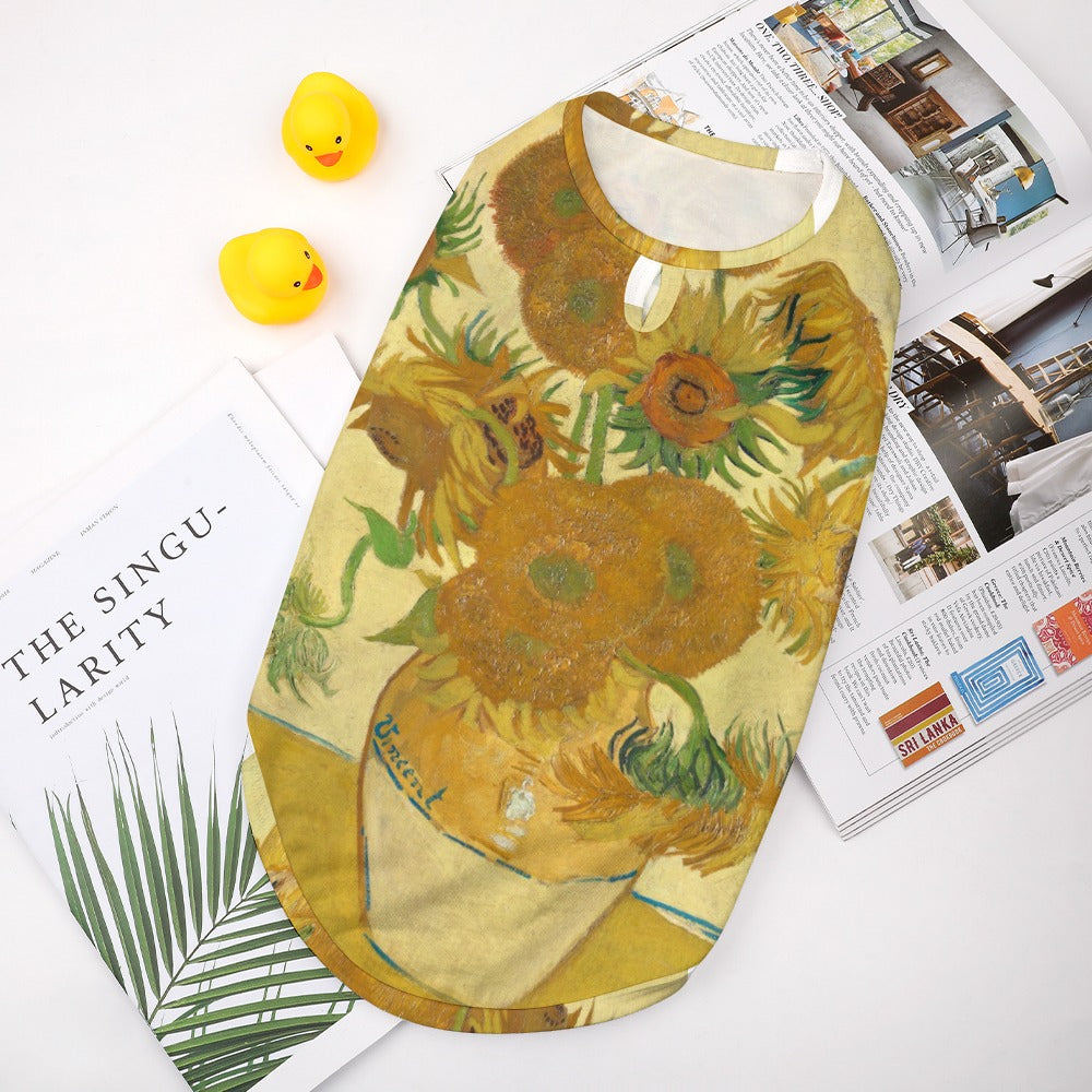 Van Gogh Sunflowers Pet Vest