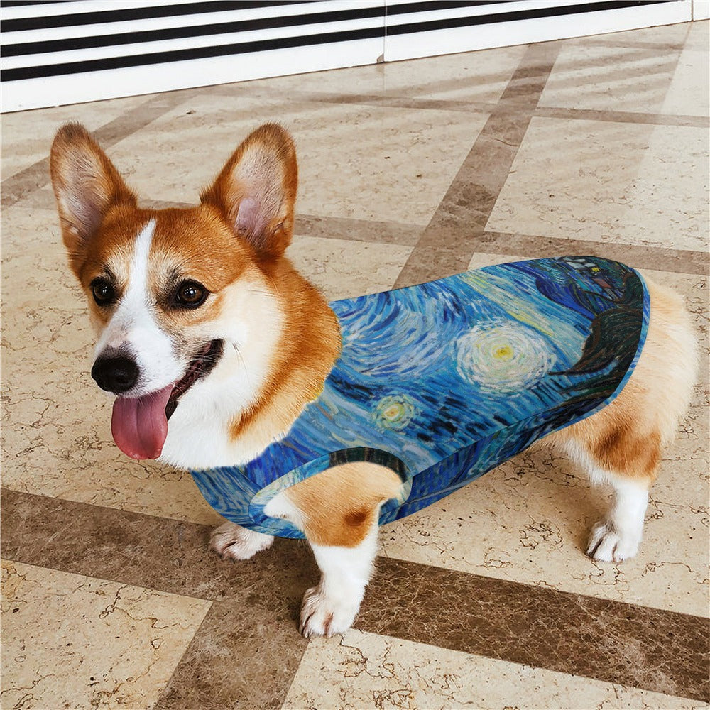 Van Gogh Starry Night Pet Vest