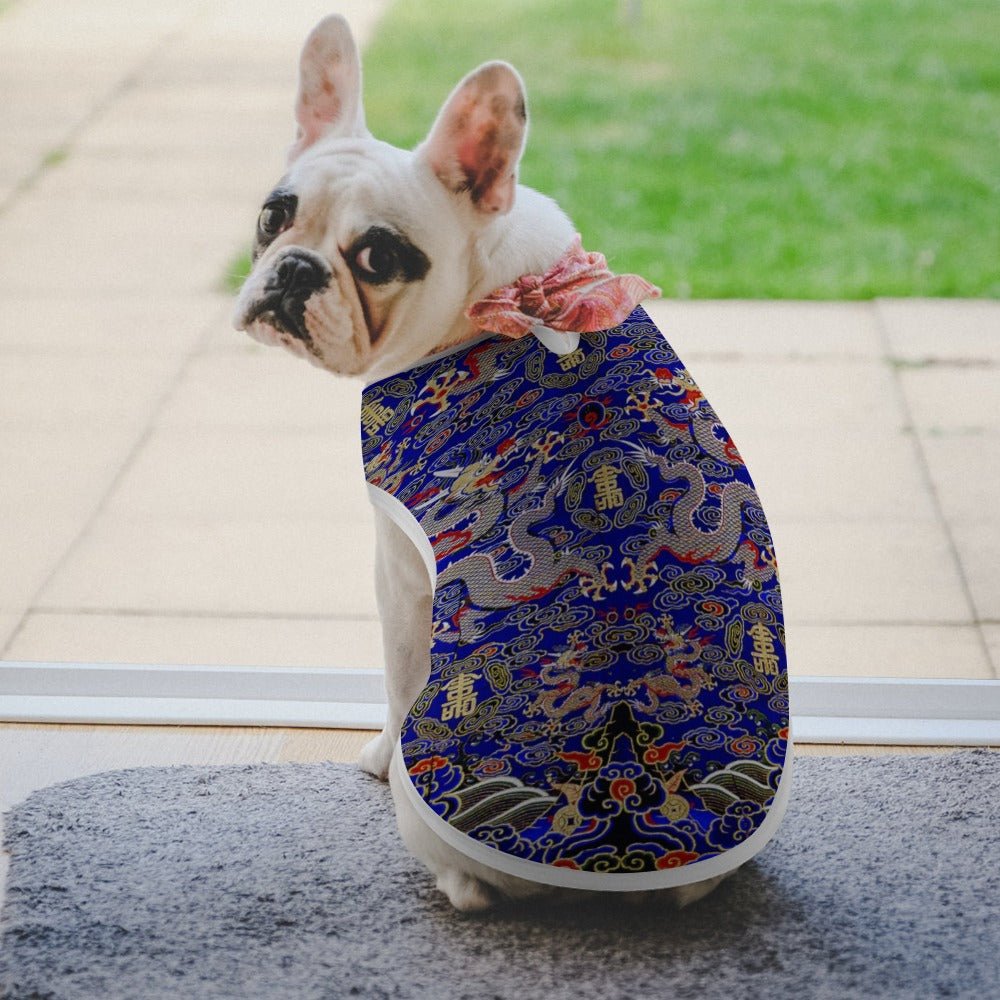 Blue Imperial Dragon Pet Vest - WoWoWear