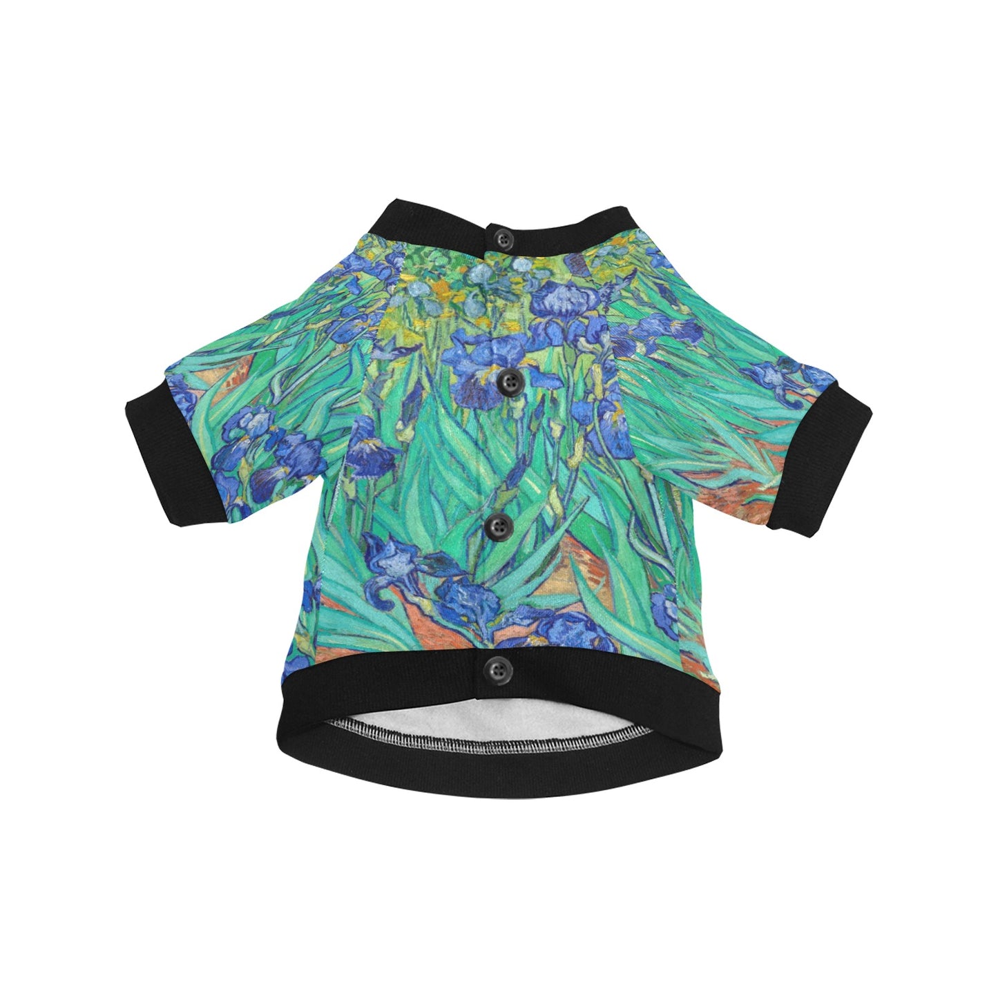 Van Gogh Irises Round Neck Shirt