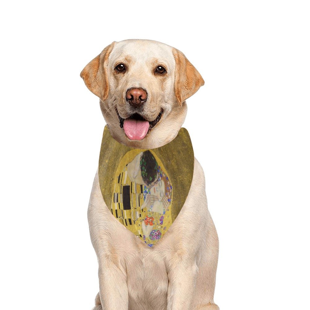 Klimt The Kiss Double - Sided Pet Bandana - WoWoWear