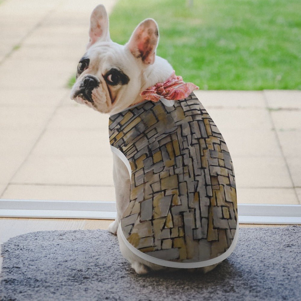 Mondrian Tableau No. 2, Composition No. VII Pet Vest - WoWoWear