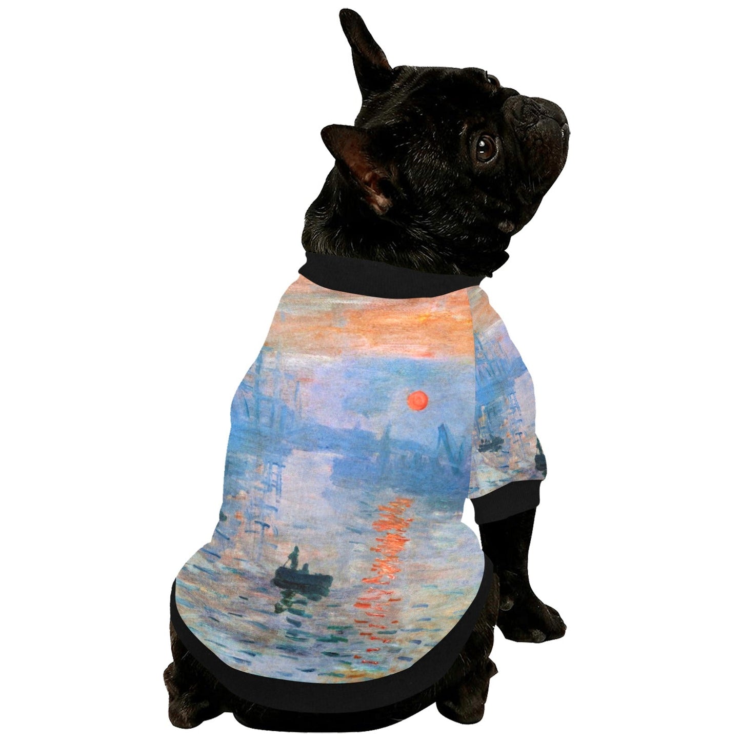 Monet Impression, Sunrise Round Neck Shirt - WoWoWear