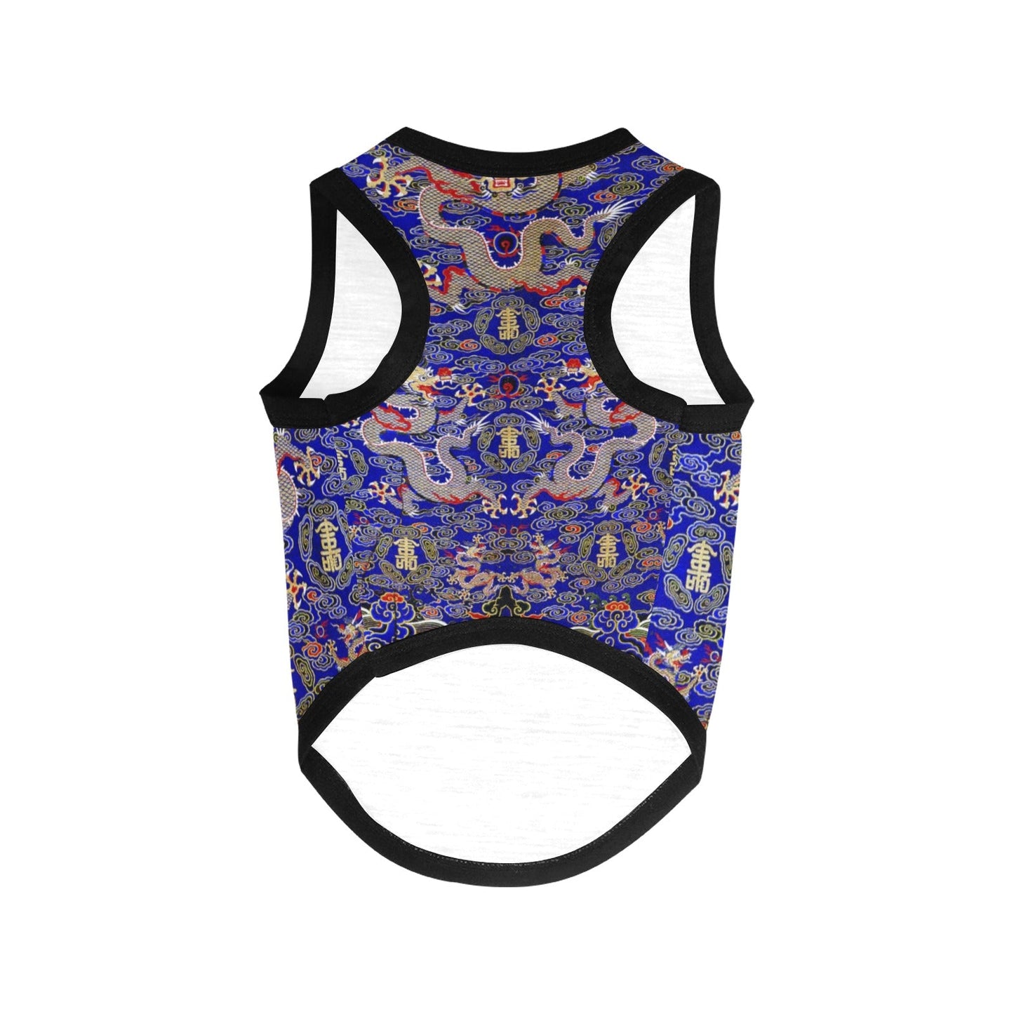 Blue Imperial Dragon Tank Top - WoWoWear