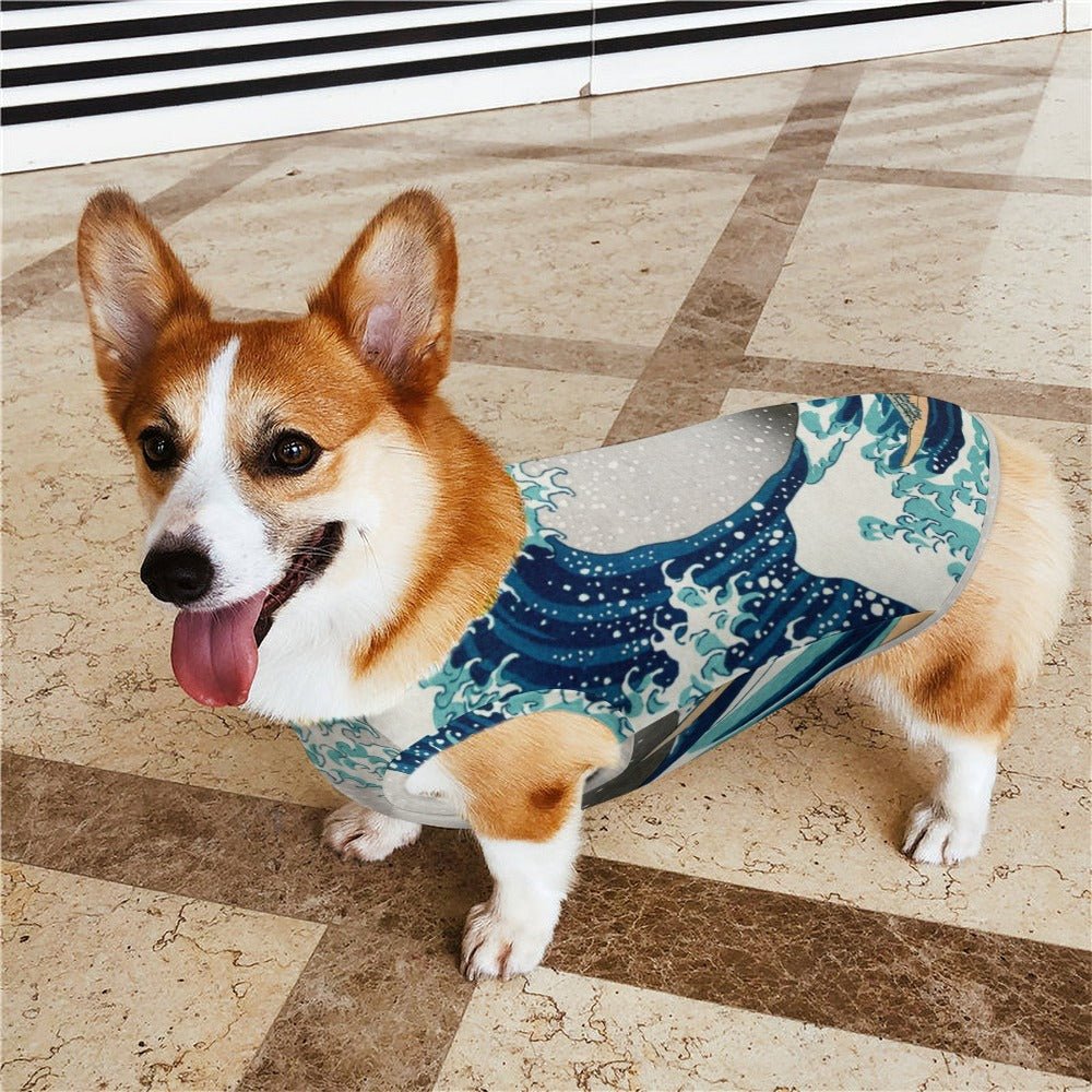 Hokusai Great Wave Off Kanagawa Pet Vest - WoWoWear