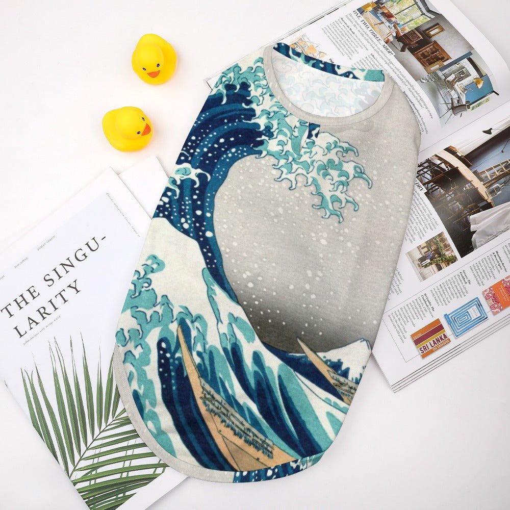 Hokusai Great Wave Off Kanagawa Pet Vest - WoWoWear