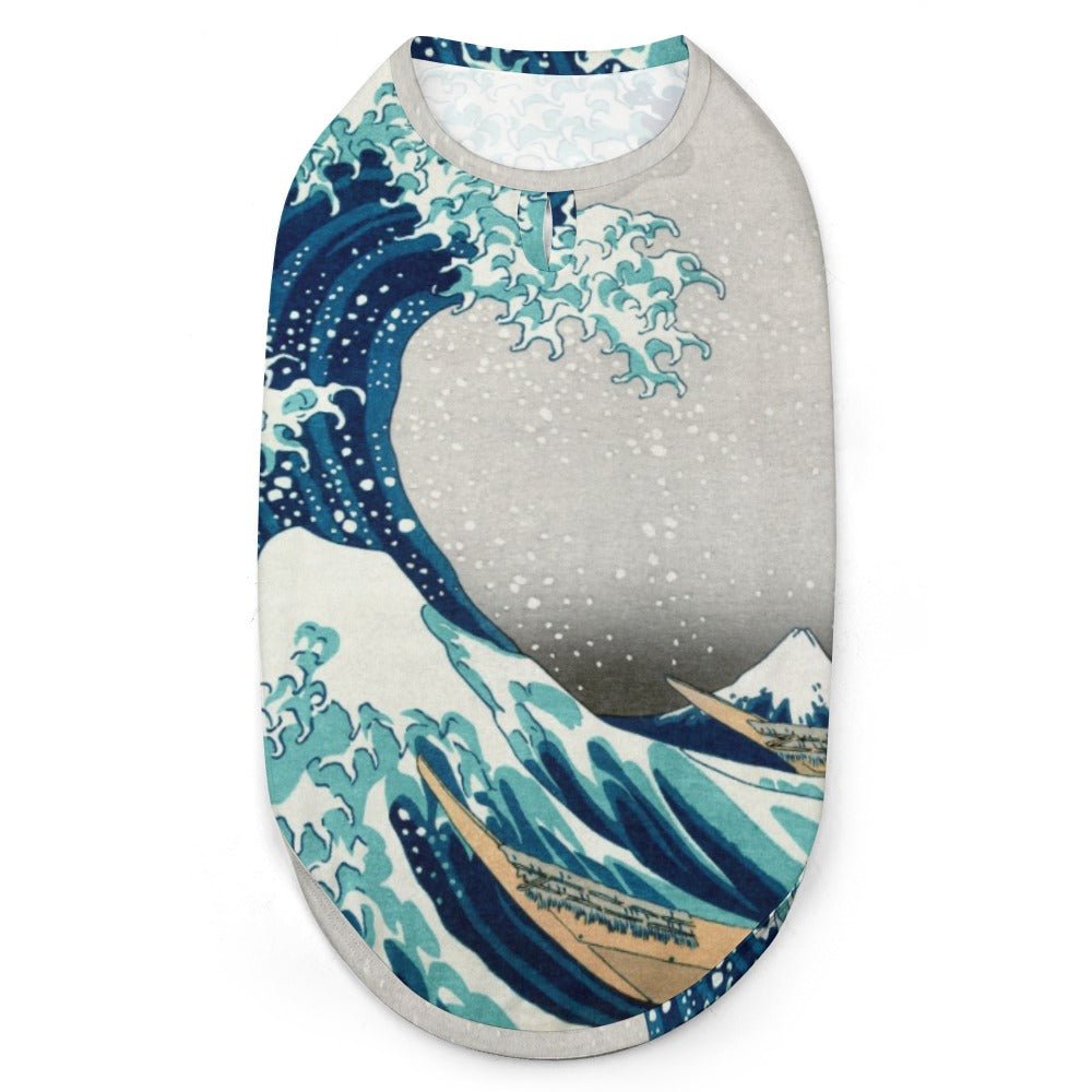 Hokusai Great Wave Off Kanagawa Pet Vest - WoWoWear