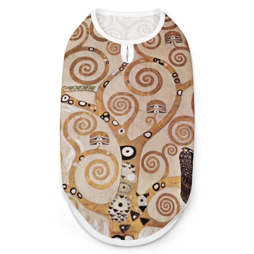 Klimt Tree of Life, Stoclet Frieze Pet Vest - WoWoWear