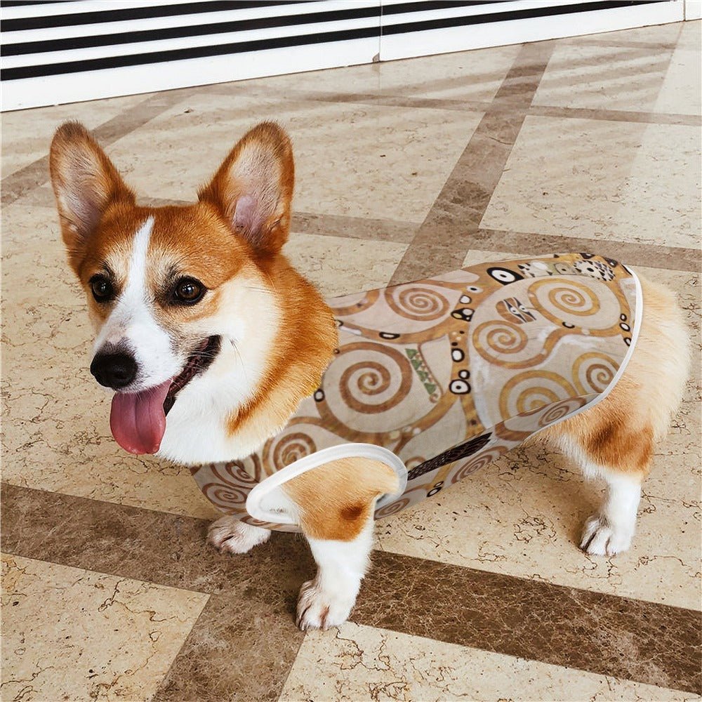 Klimt Tree of Life, Stoclet Frieze Pet Vest - WoWoWear