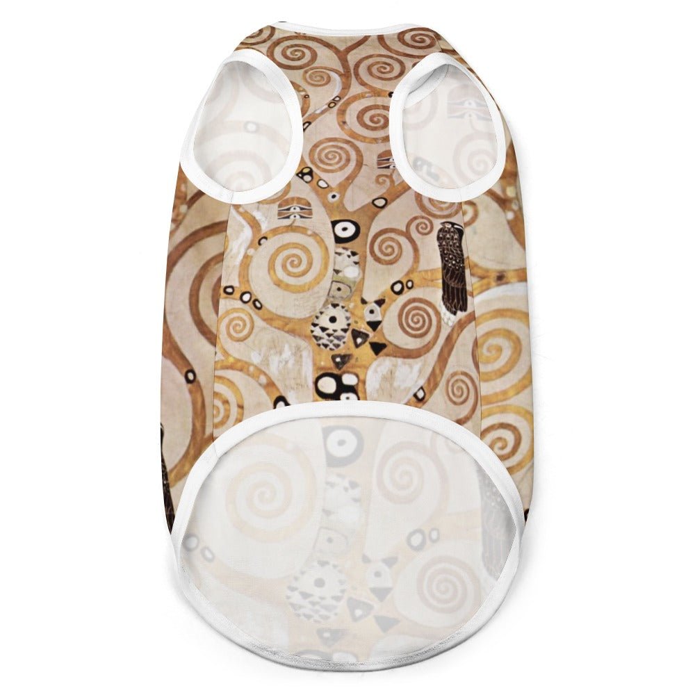 Klimt Tree of Life, Stoclet Frieze Pet Vest - WoWoWear