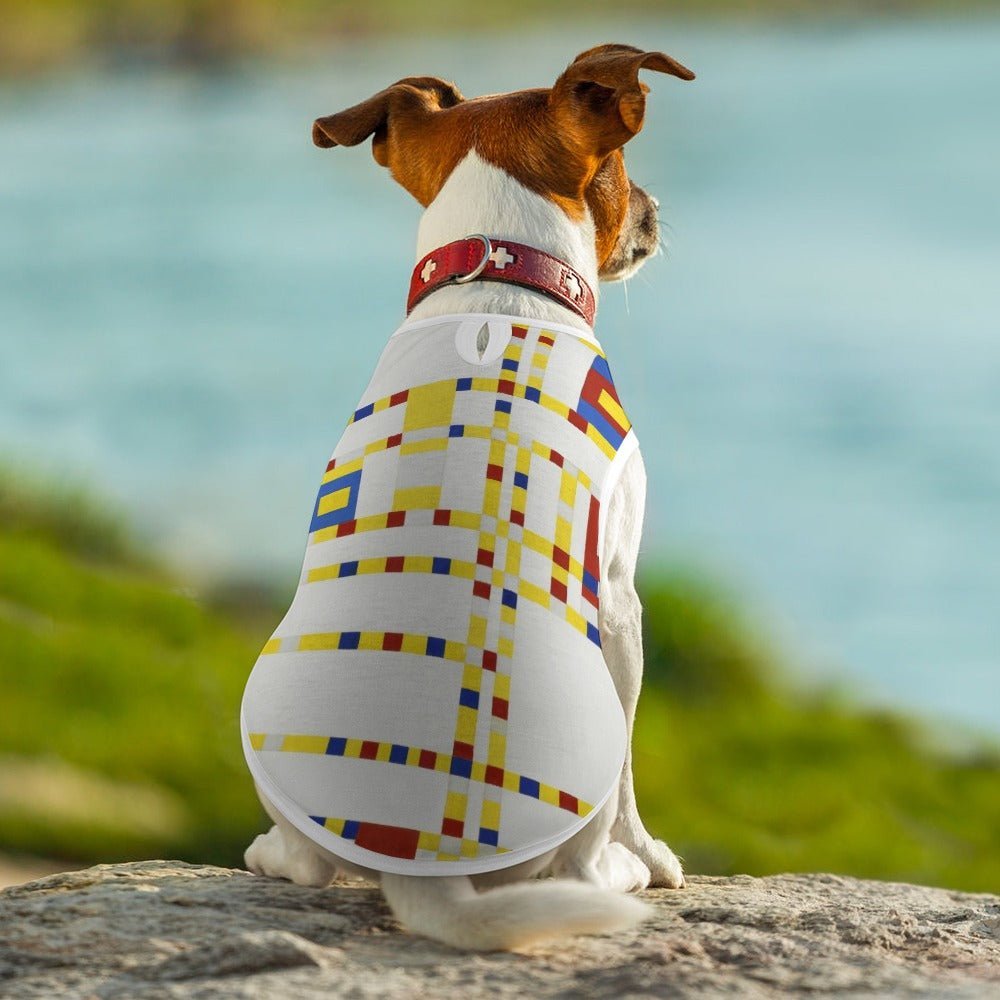 Mondrian Broadway Boogie Woogie Pet Vest - WoWoWear