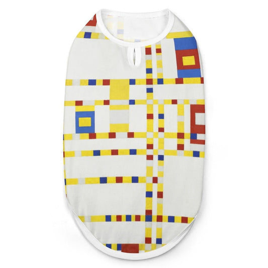 Mondrian Broadway Boogie Woogie Pet Vest - WoWoWear