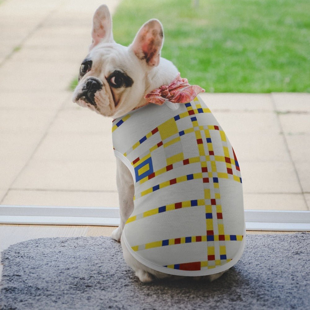 Mondrian Broadway Boogie Woogie Pet Vest - WoWoWear