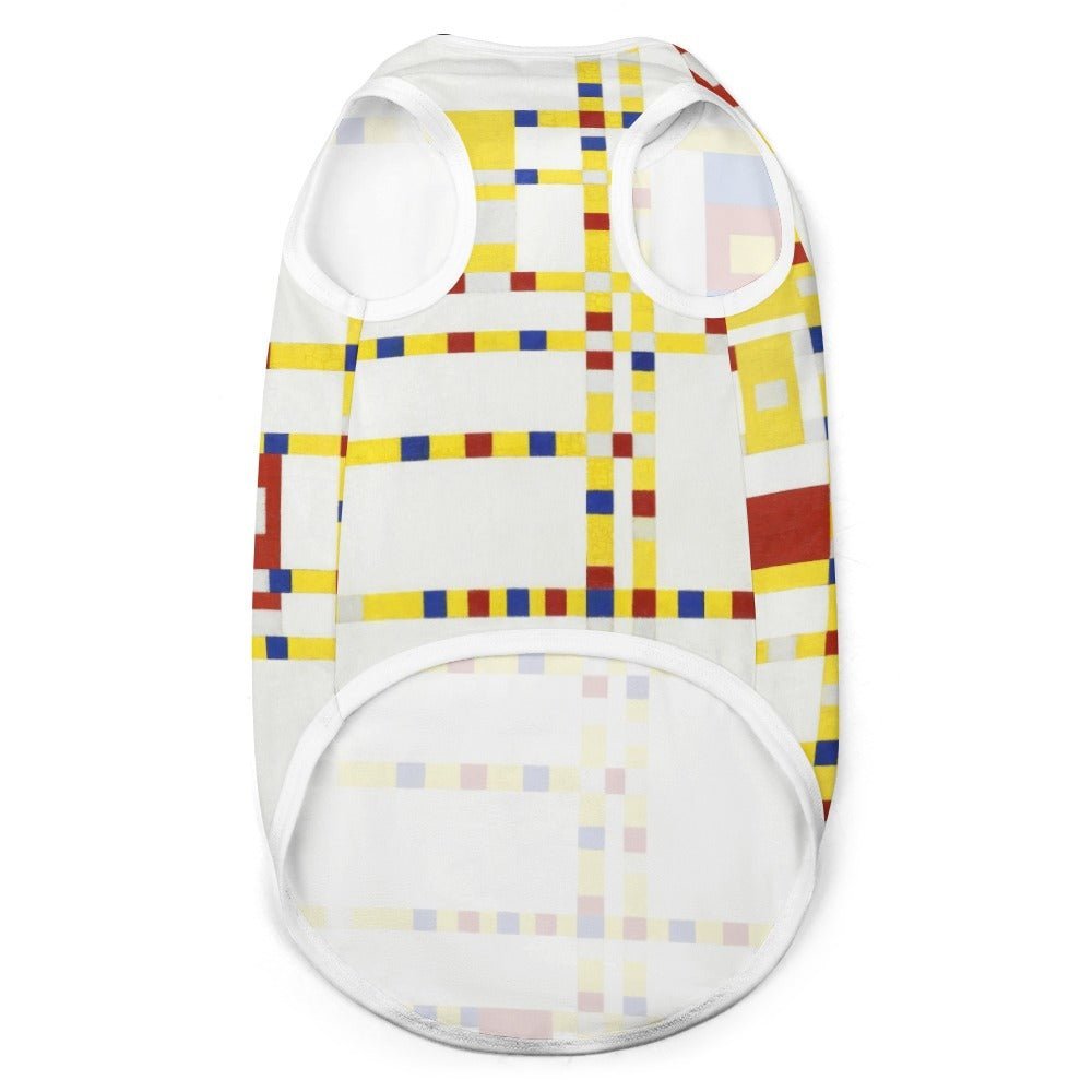 Mondrian Broadway Boogie Woogie Pet Vest - WoWoWear