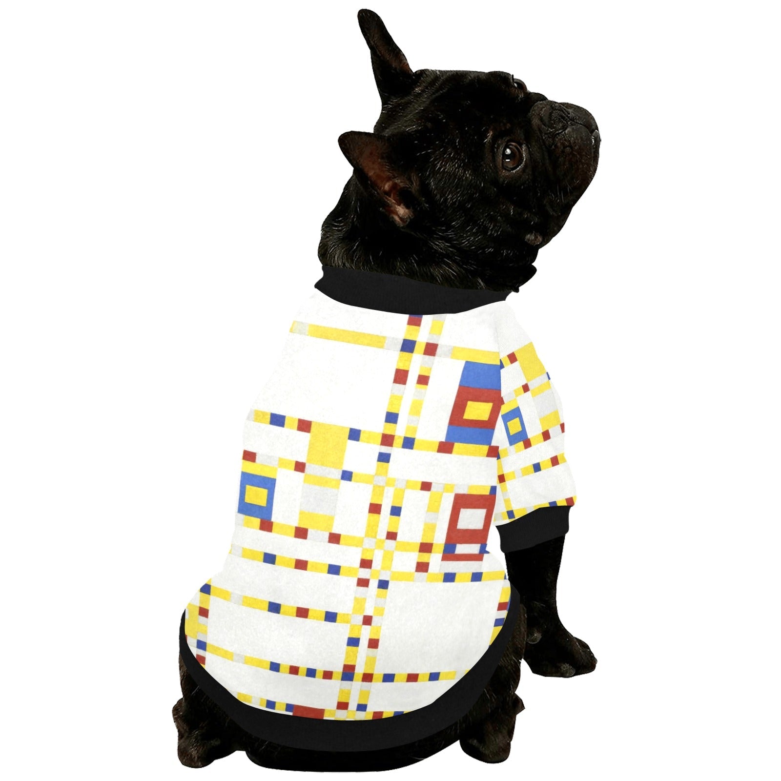 Mondrian Broadway Boogie Woogie Round Neck Shirt - WoWoWear