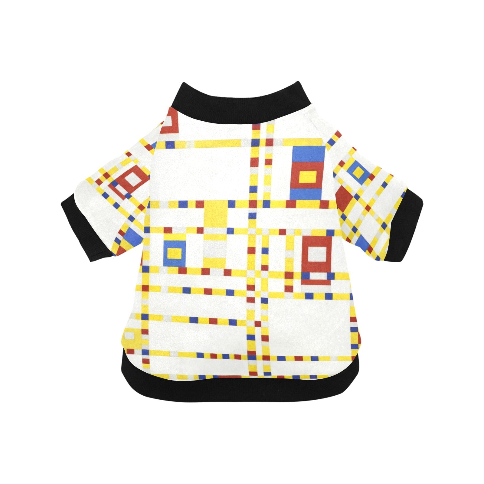 Mondrian Broadway Boogie Woogie Round Neck Shirt - WoWoWear