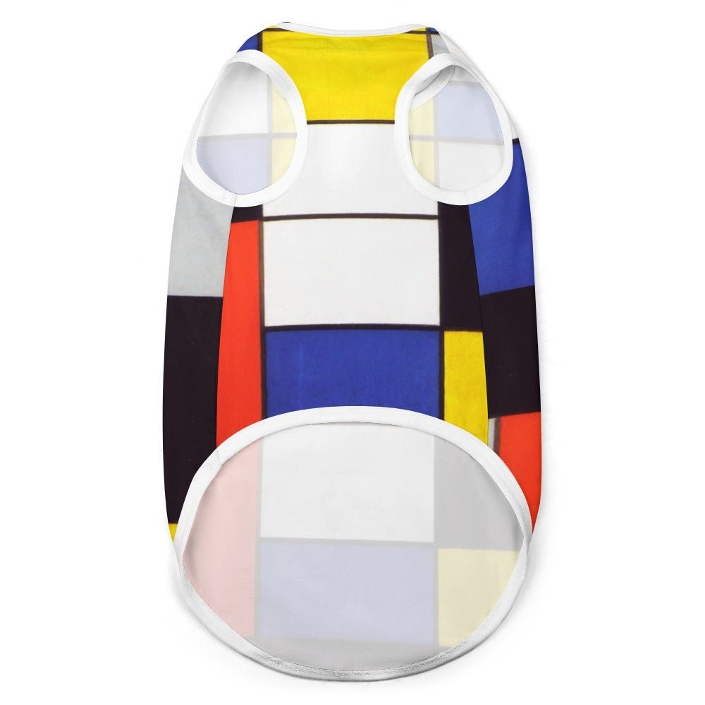 Mondrian Composition A Pet Vest - WoWoWear