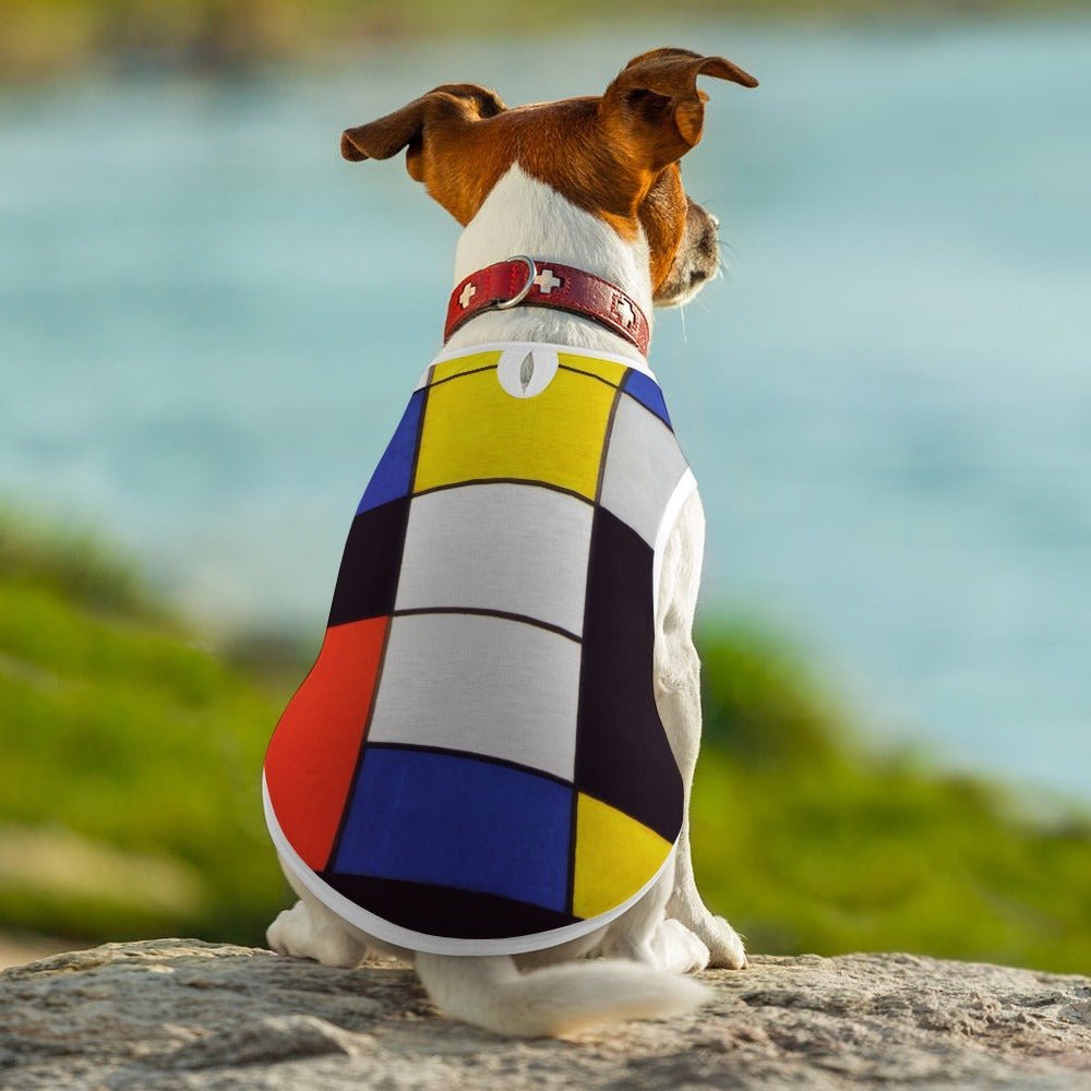 Mondrian Composition A Pet Vest - WoWoWear