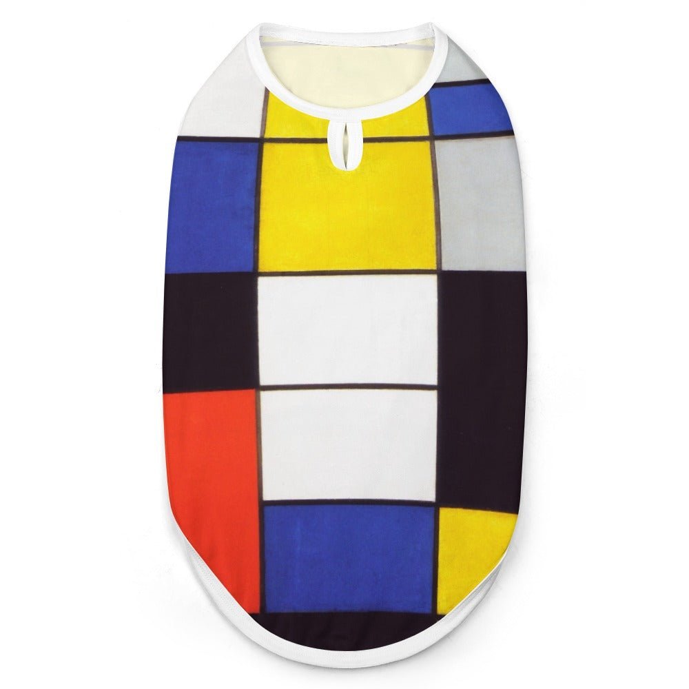 Mondrian Composition A Pet Vest - WoWoWear