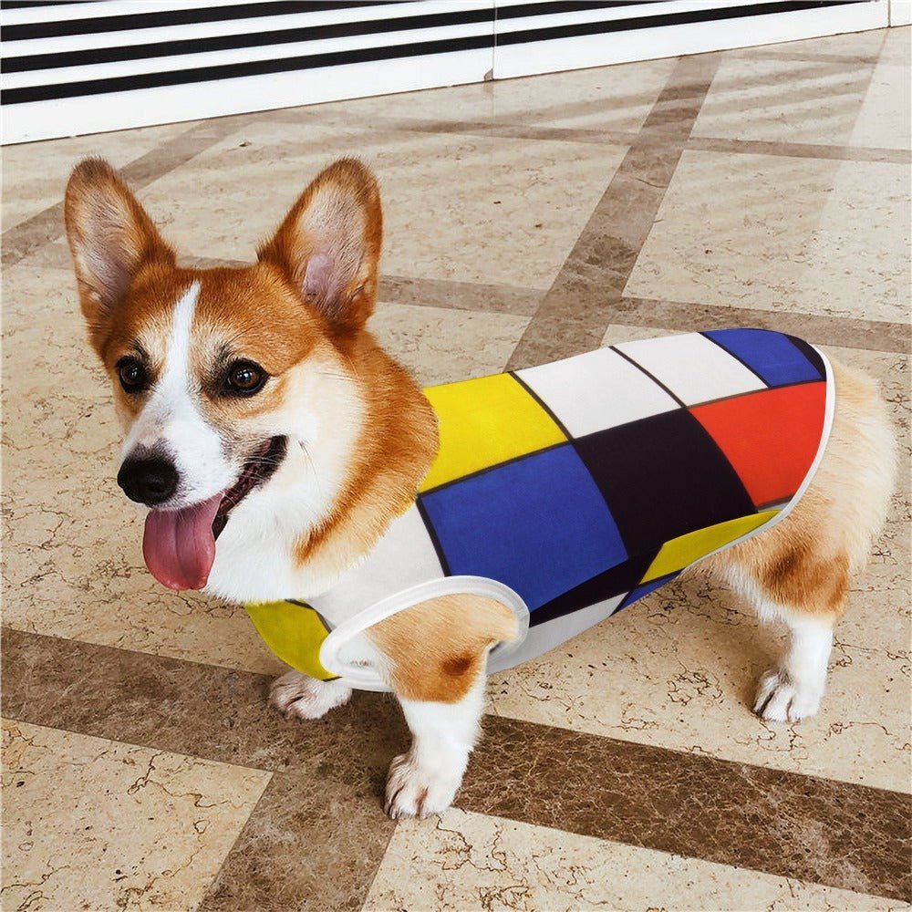 Mondrian Composition A Pet Vest - WoWoWear