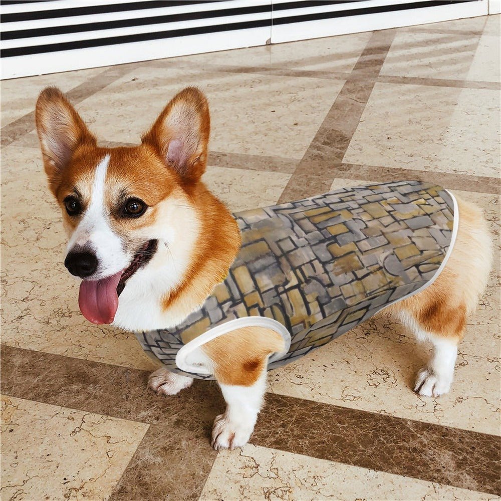 Mondrian Tableau No. 2, Composition No. VII Pet Vest - WoWoWear