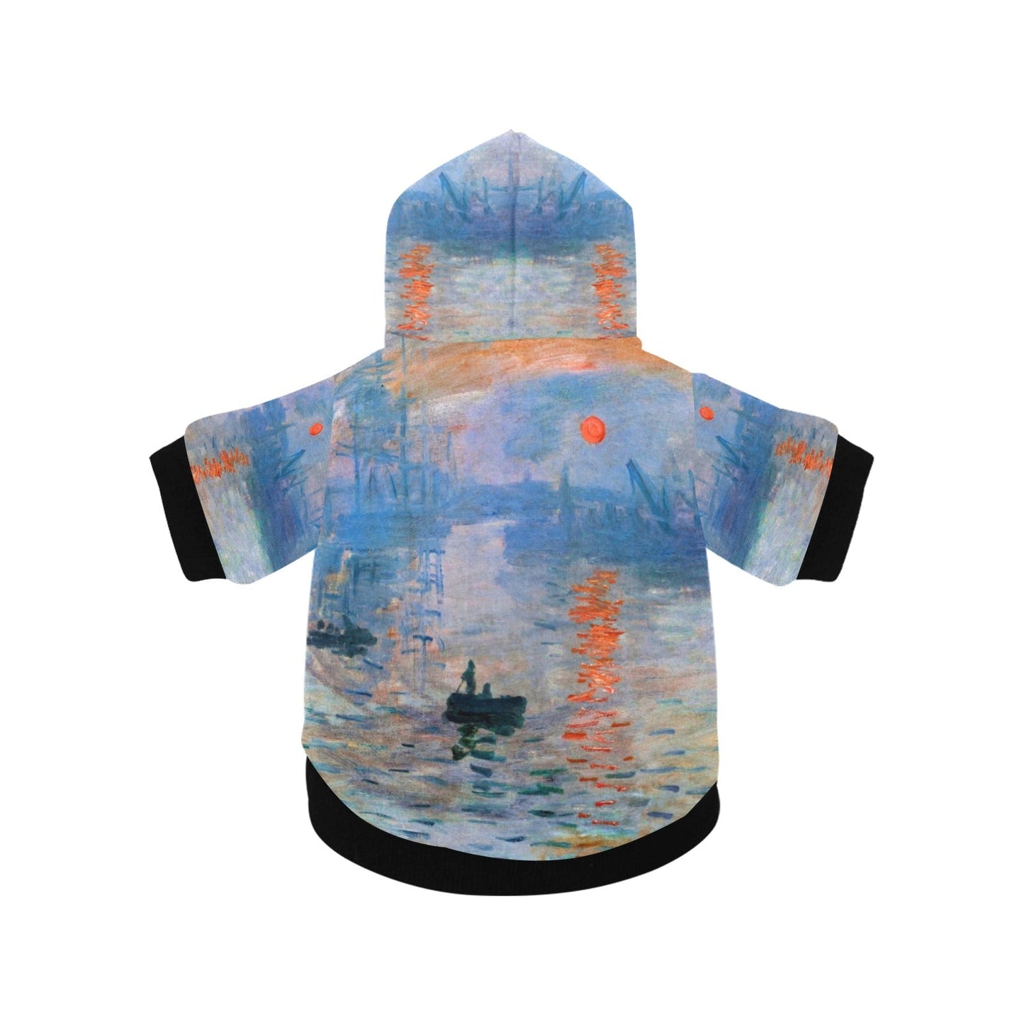 Monet Impression, Sunrise Button Hoodie - WoWoWear