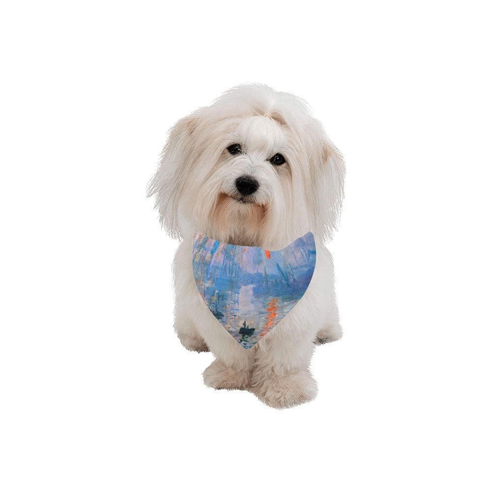 Monet Impression, Sunrise Double - Sided Pet Bandana - WoWoWear