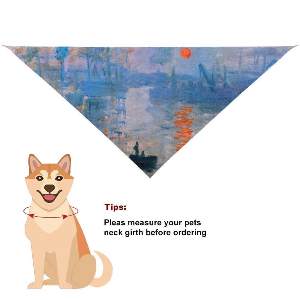 Monet Impression, Sunrise Pet Scarf - WoWoWear