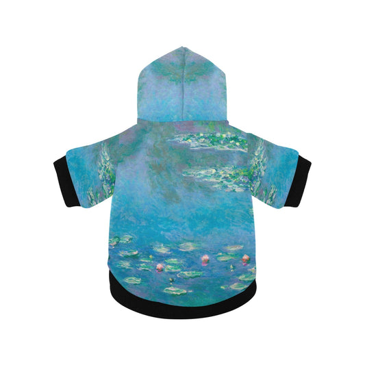 Monet Water Lilies Button Hoodie - WoWoWear