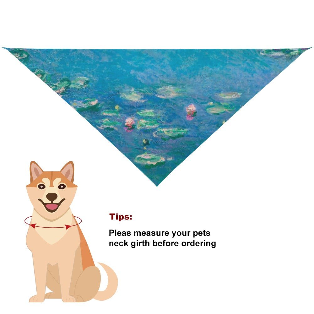 Monet Water Lilies Pet Scarf - WoWoWear