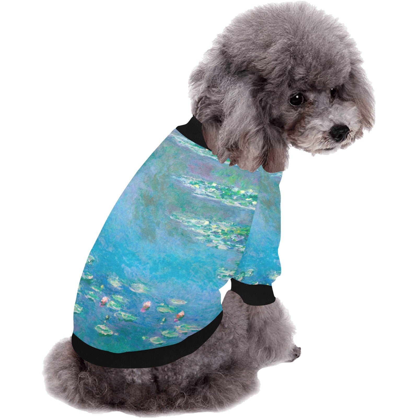 Monet Water Lilies Round Neck Shirt - WoWoWear