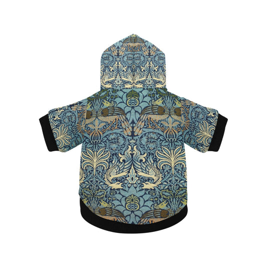 Morris Peacock and Dragon Button Hoodie - WoWoWear