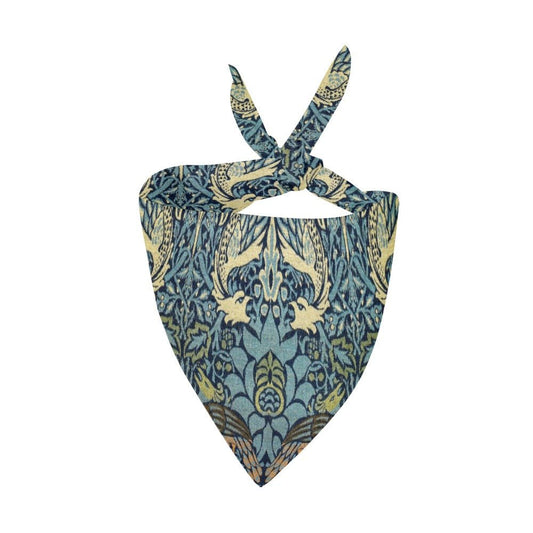 Morris Peacock and Dragon Double - Sided Pet Bandana - WoWoWear