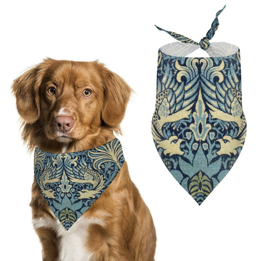 Morris Peacock and Dragon Pet Scarf - WoWoWear