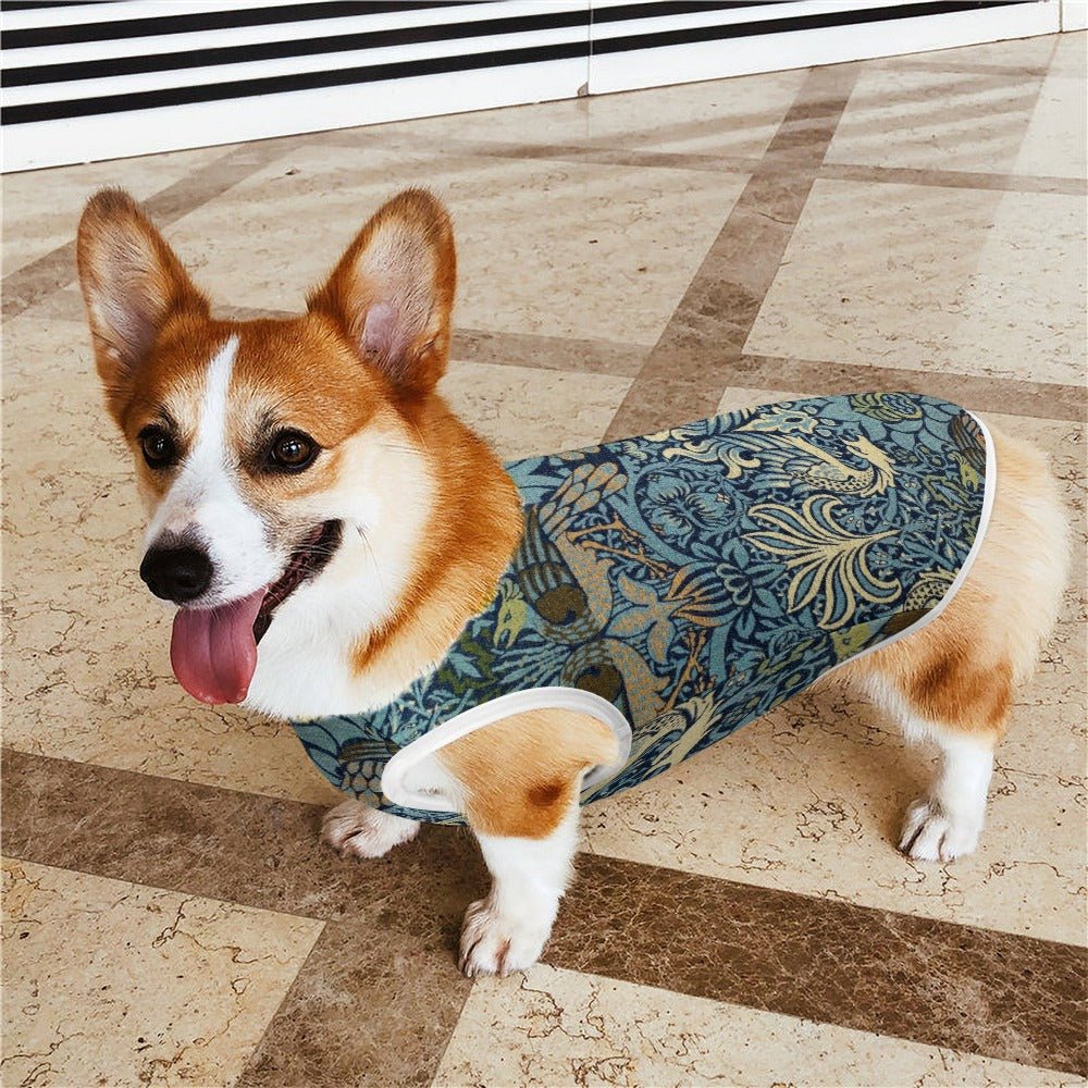 Morris Peacock and Dragon Pet Vest - WoWoWear