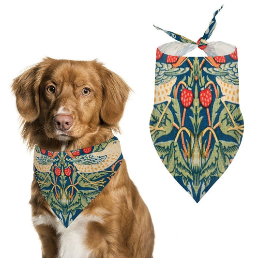 Morris Strawberry Thief Pet Scarf - WoWoWear