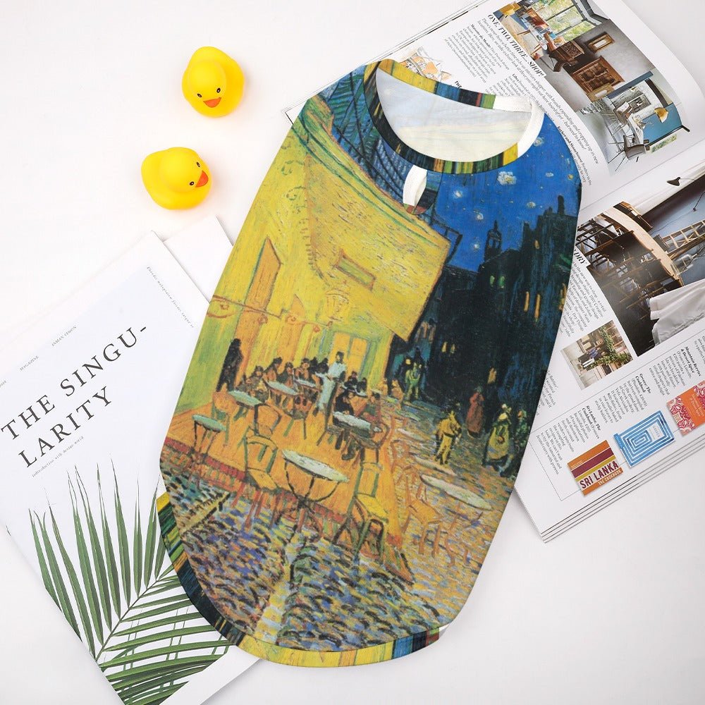 Van Gogh Cafe Terrace At Night Pet Vest - WoWoWear