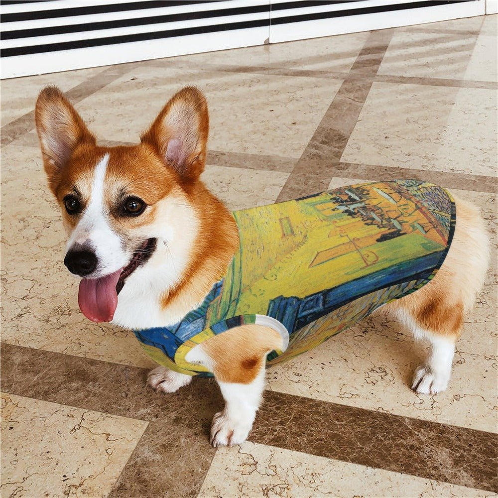 Van Gogh Cafe Terrace At Night Pet Vest - WoWoWear