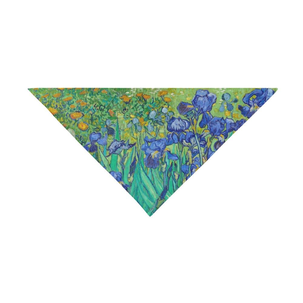 Van Gogh Irises Double - Sided Pet Bandana - WoWoWear