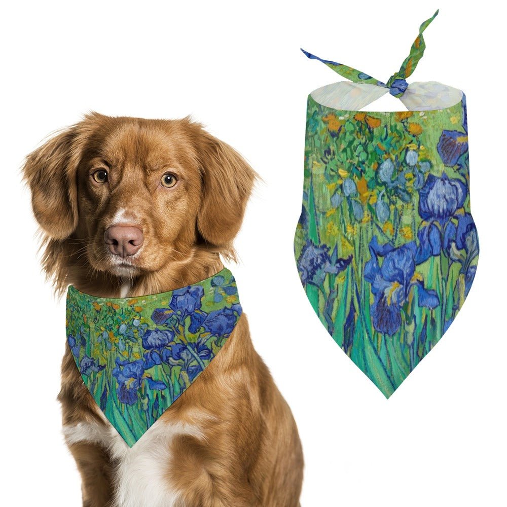 Van Gogh Irises Pet Scarf - WoWoWear