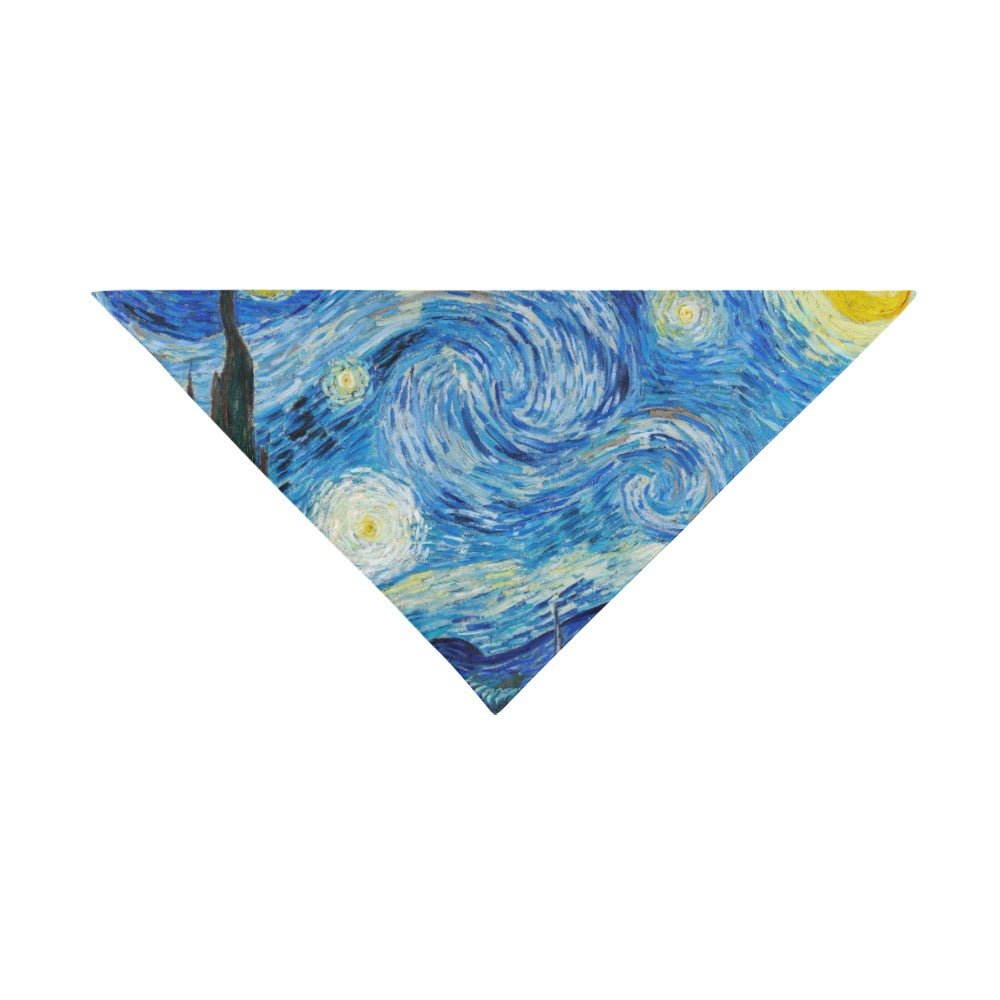 Van Gogh Starry Night Double - Sided Pet Bandana - WoWoWear