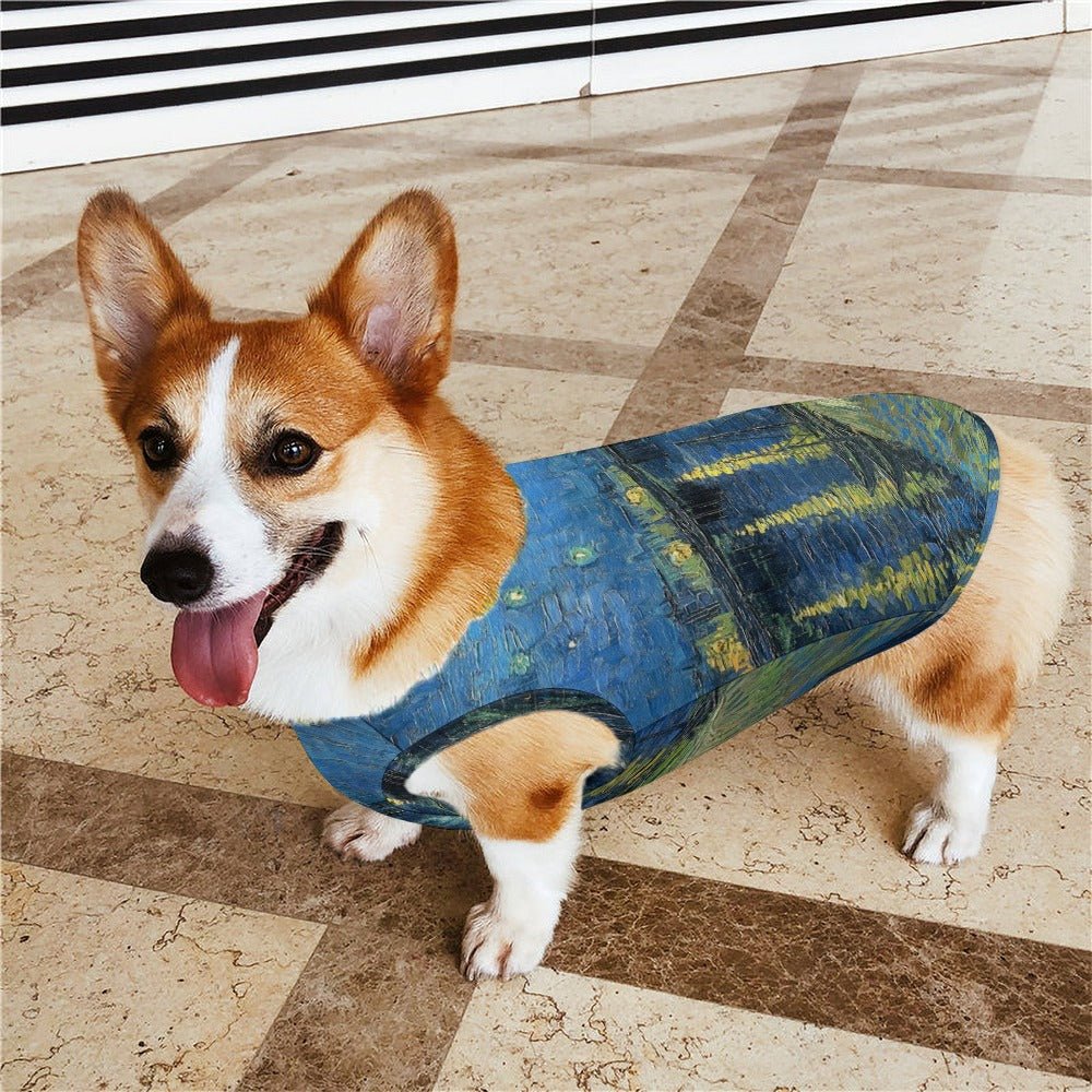 Van Gogh Starry Night Over The Rhone Pet Vest - WoWoWear