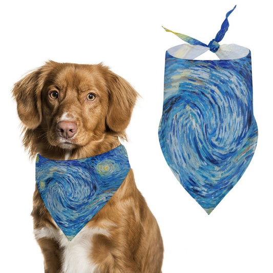 Van Gogh Starry Night Pet Scarf - WoWoWear