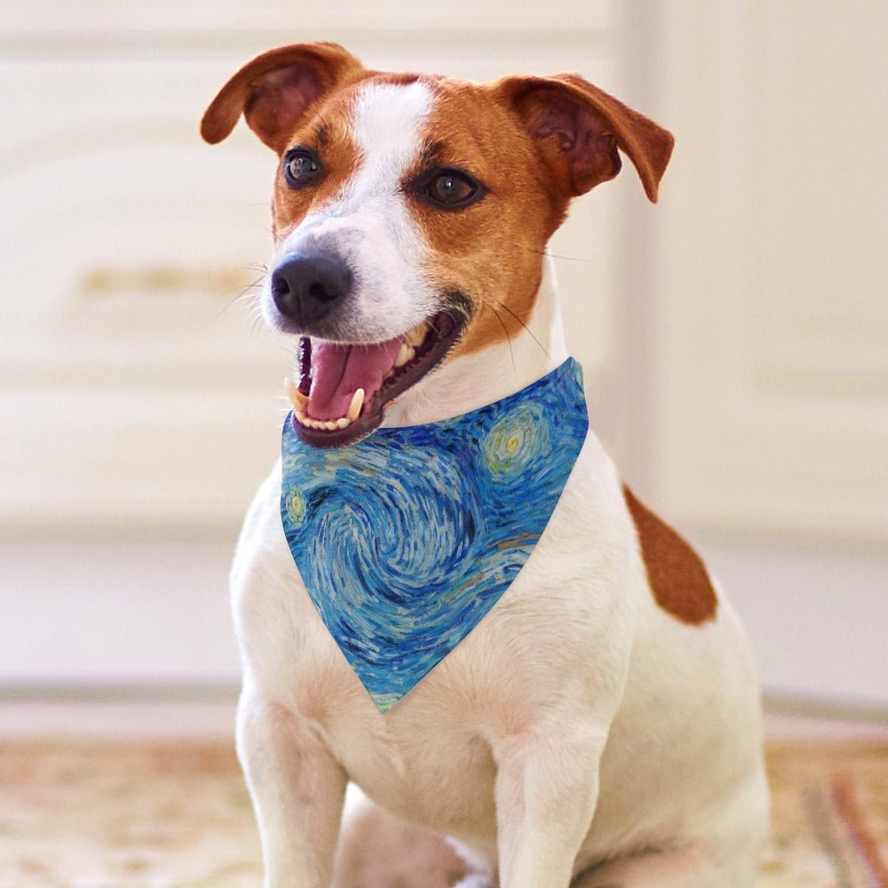 Van Gogh Starry Night Pet Scarf - WoWoWear