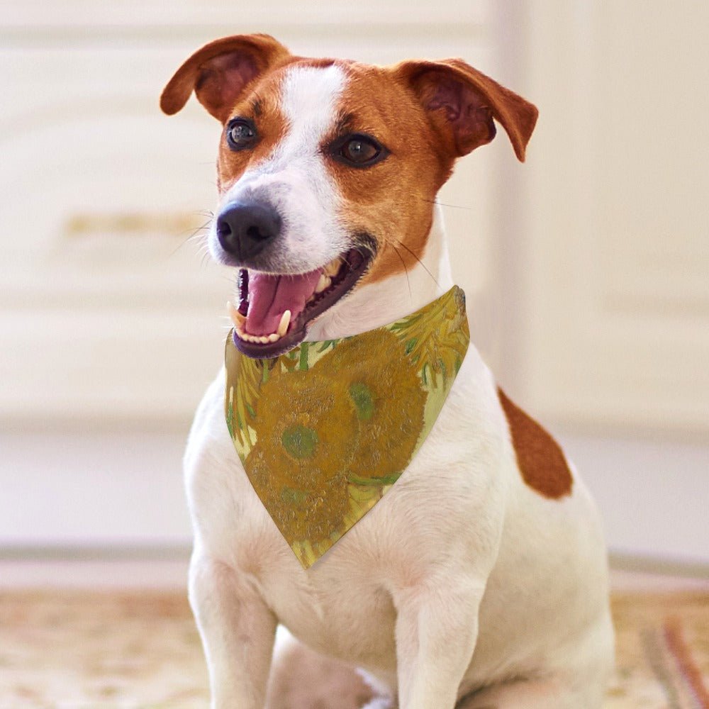 Van Gogh Sunflowers Pet Scarf - WoWoWear