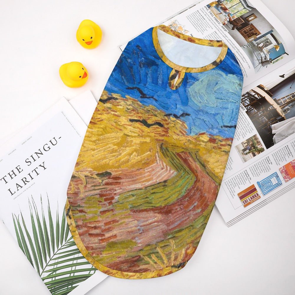 Van Gogh Wheatfield with Crows Pet Vest - WoWoWear