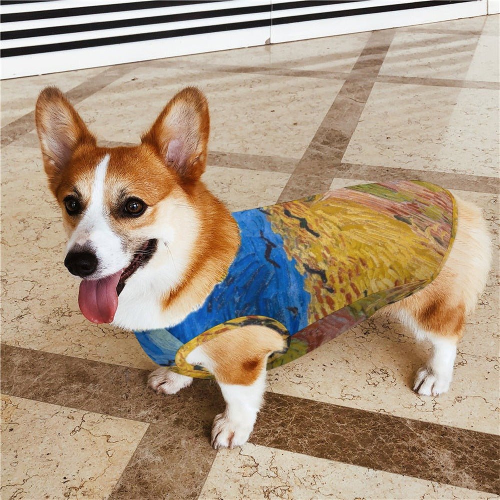 Van Gogh Wheatfield with Crows Pet Vest - WoWoWear