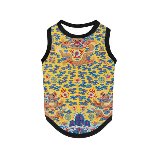 Yellow Emperor Dragon Tank Top - WoWoWear