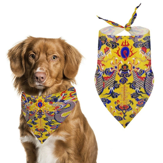 Yellow Imperial Dragon Pet Scarf - WoWoWear